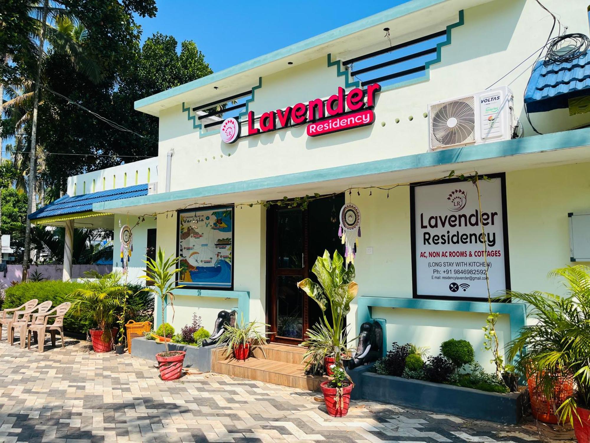 Lavender Residency Bed and Breakfast Varkala Exteriör bild